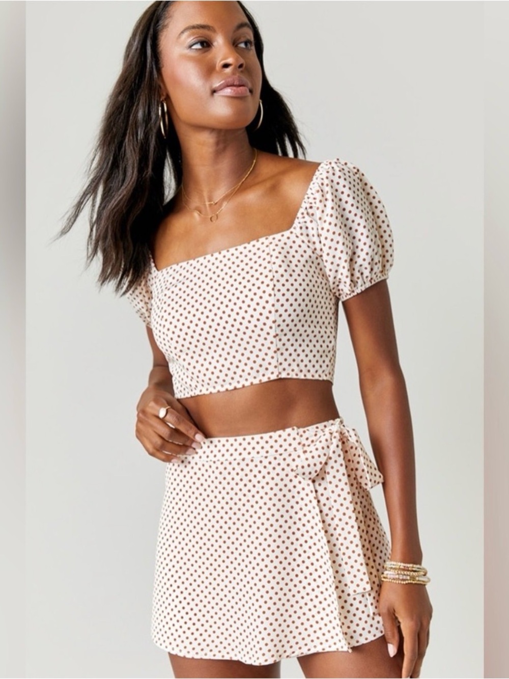 Altar’d State Polka dot matching set